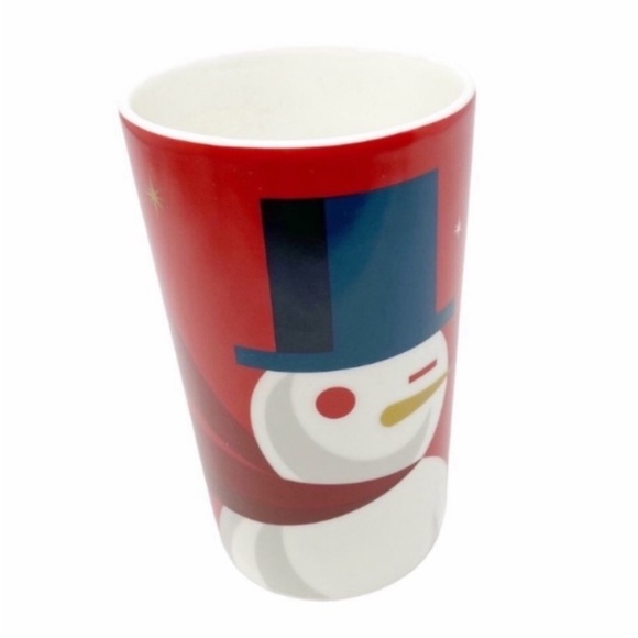 STARBUCKS snowman coffee mug NEW Grande 16oz - Picture 5 of 9